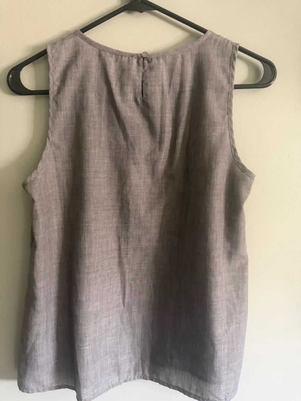 Anthropology THML Gray Boho Fringe sleeveless top size XS - Picture 6 of 9